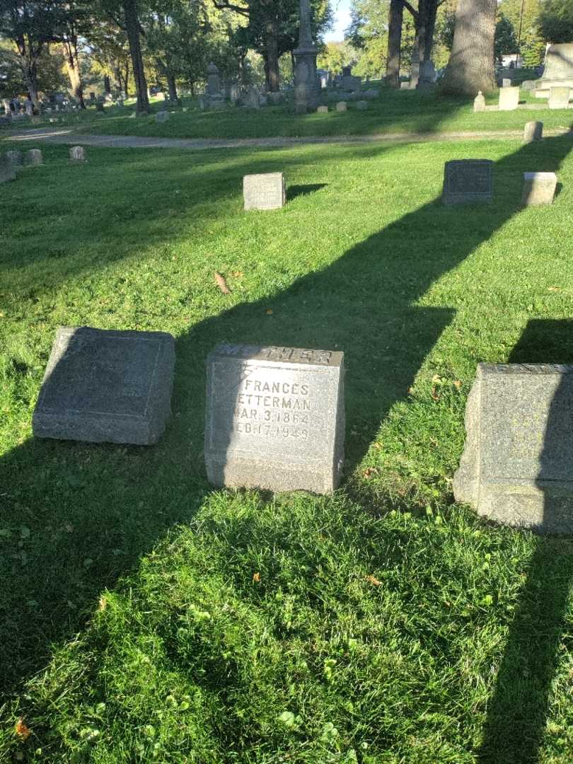 Frances Letterman's grave. Photo 1