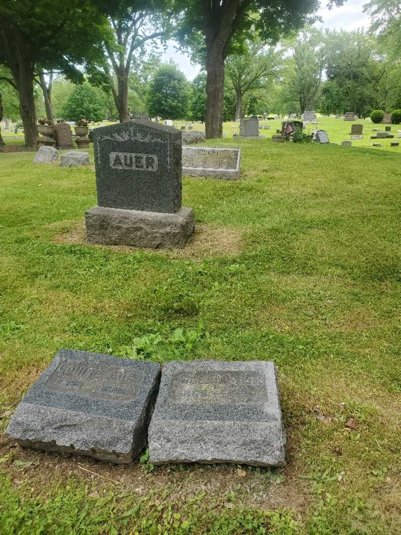 Joseph Auer's grave. Photo 1