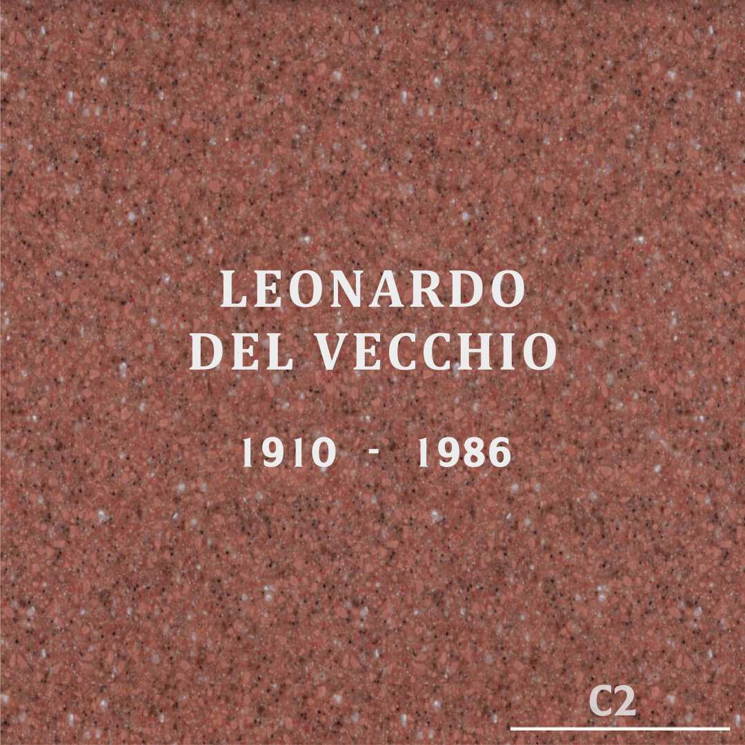 Leonardo Del Vecchio's grave