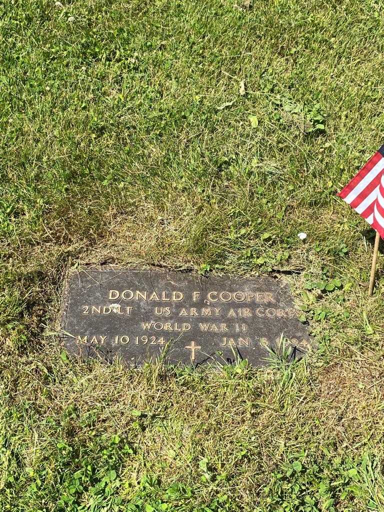 Donald F. Cooper's grave. Photo 1