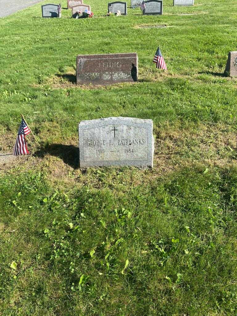 George F. Fairbanks's grave. Photo 2