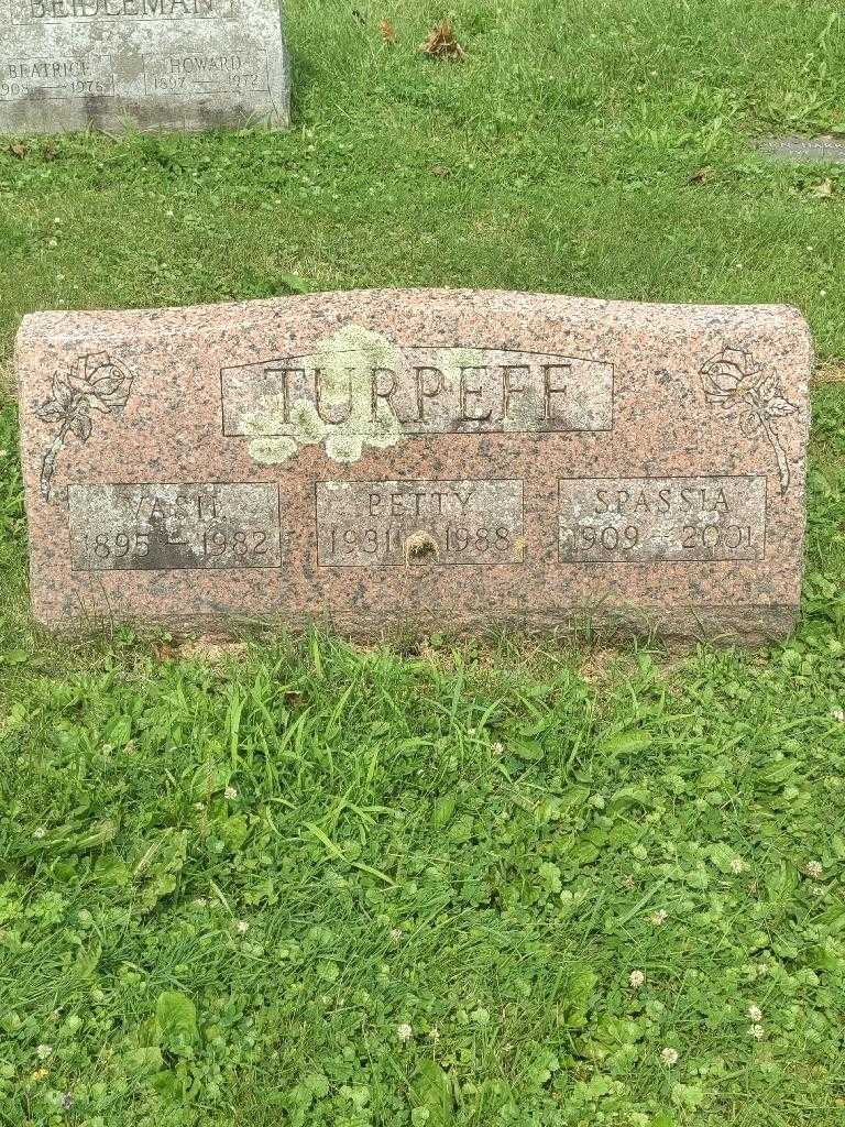Vasil Turpeff's grave. Photo 2