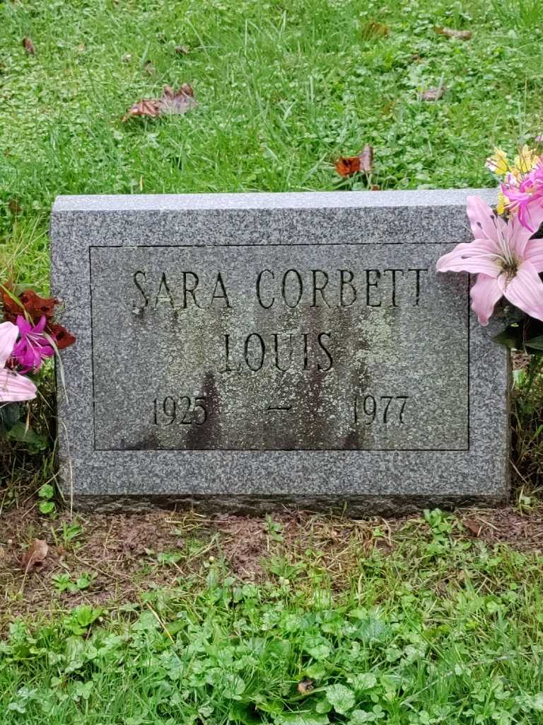 Sarah C. Louis's grave. Photo 3