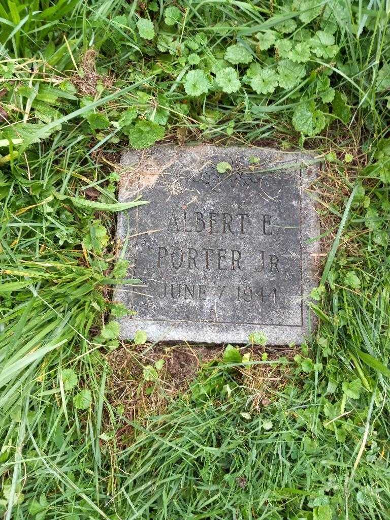 Albert E. Porter Junior's grave. Photo 3