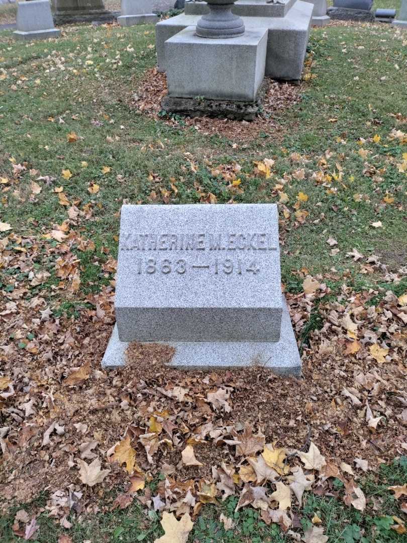 Katherine M. Eckel's grave. Photo 2