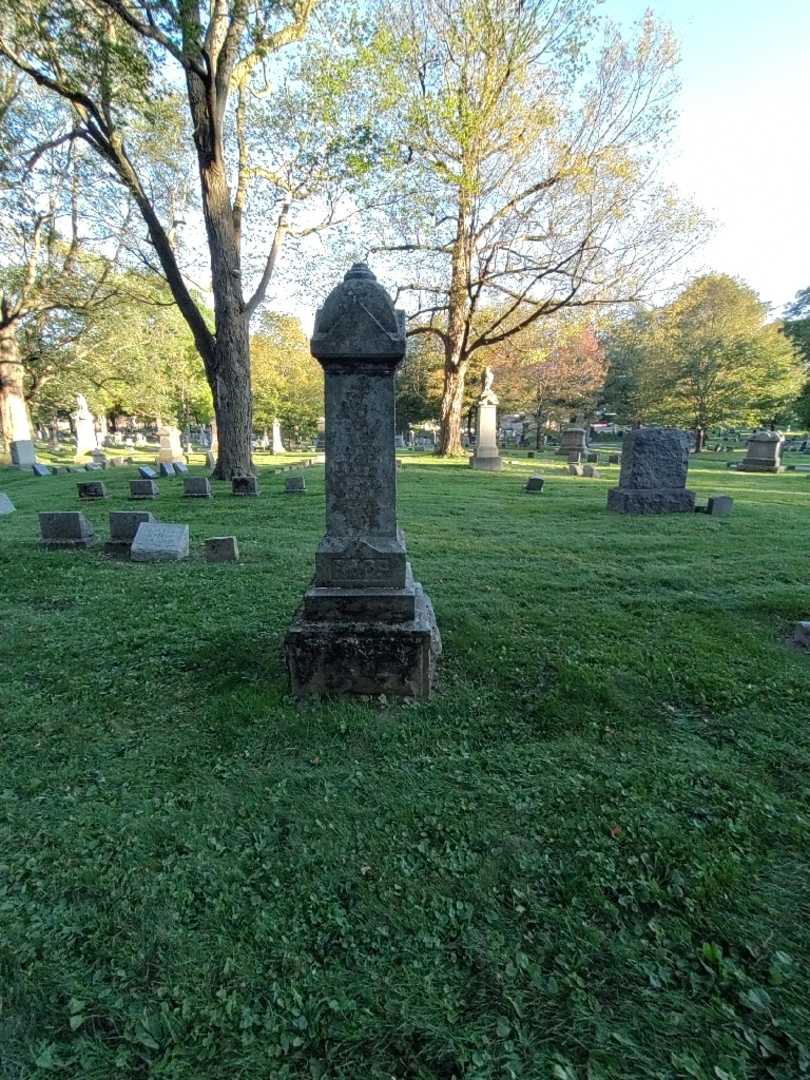 Wilhelmina F. Rapp's grave. Photo 1