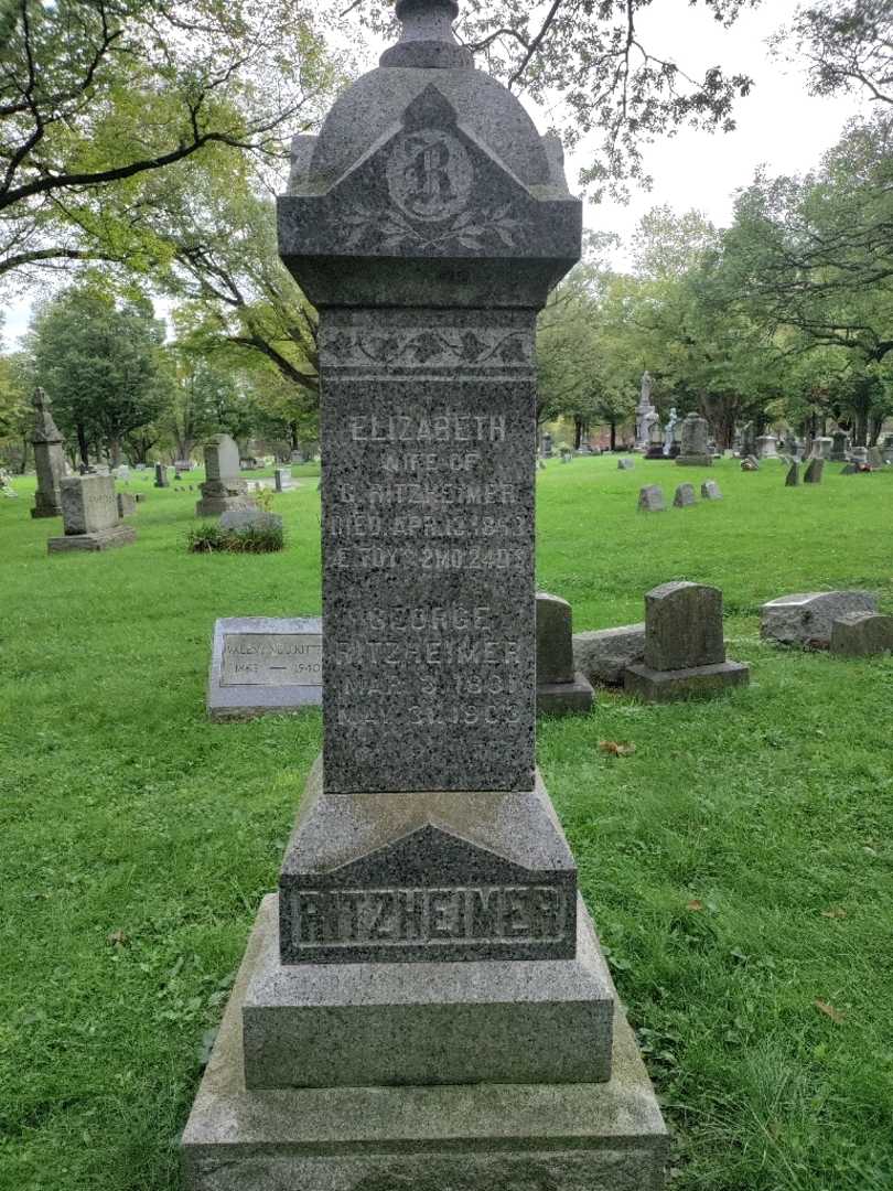 George Ritzheimer's grave. Photo 2