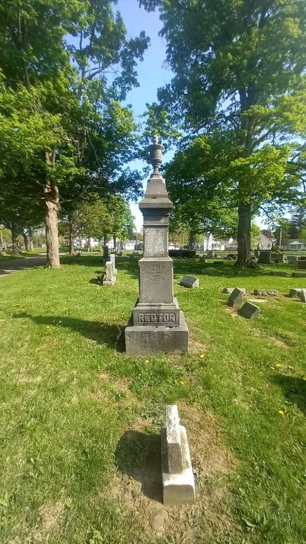 Charles A. "Chas" Rector's grave. Photo 5