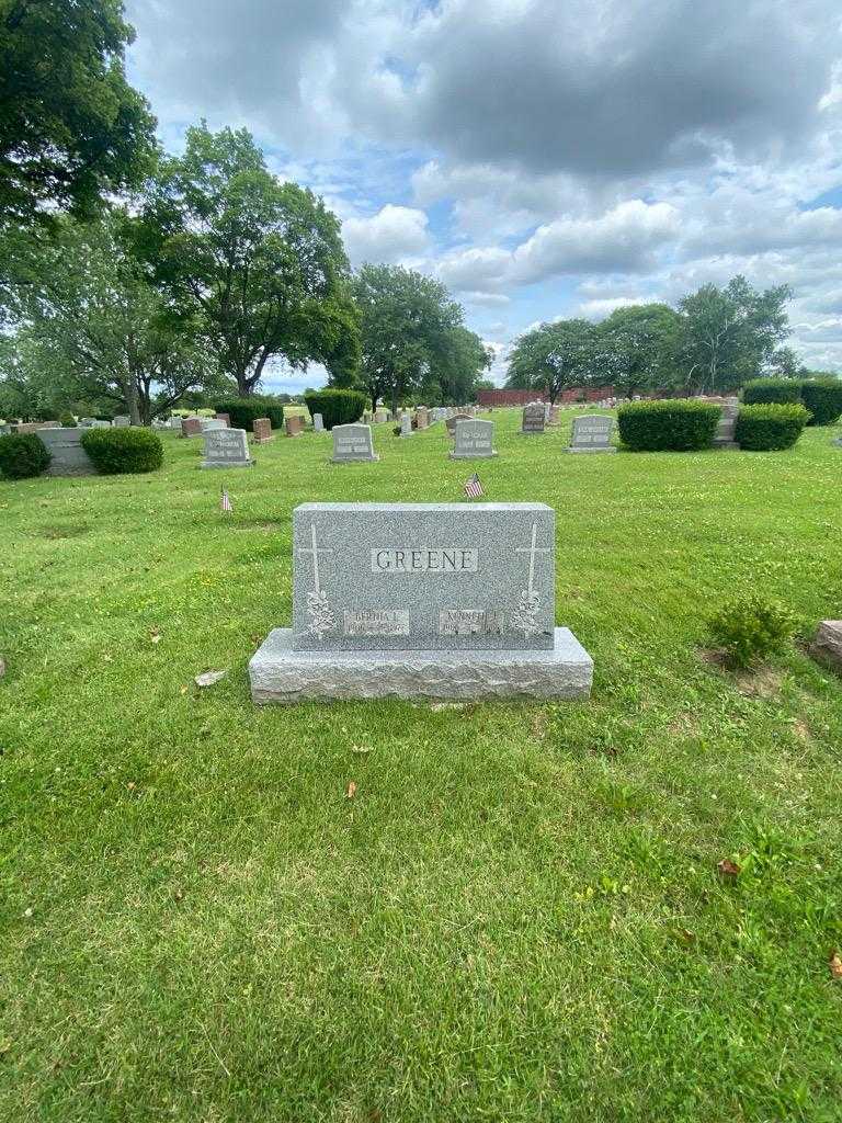 Bertha L. Greene's grave. Photo 1