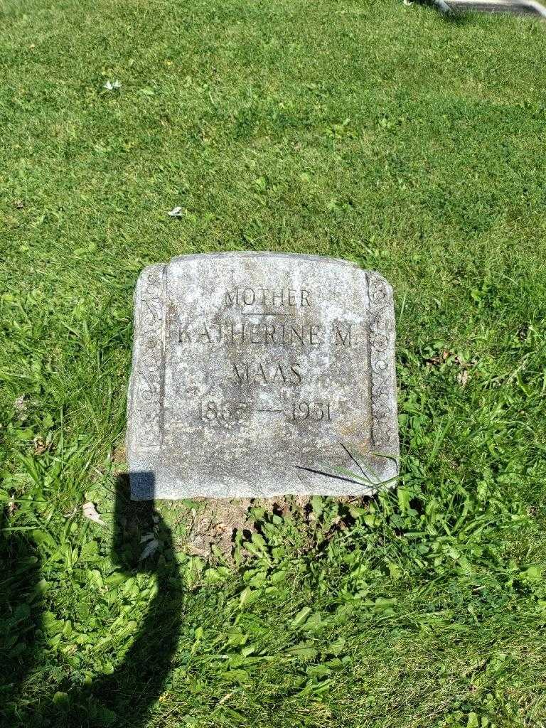 Katherine M. Maas's grave. Photo 2