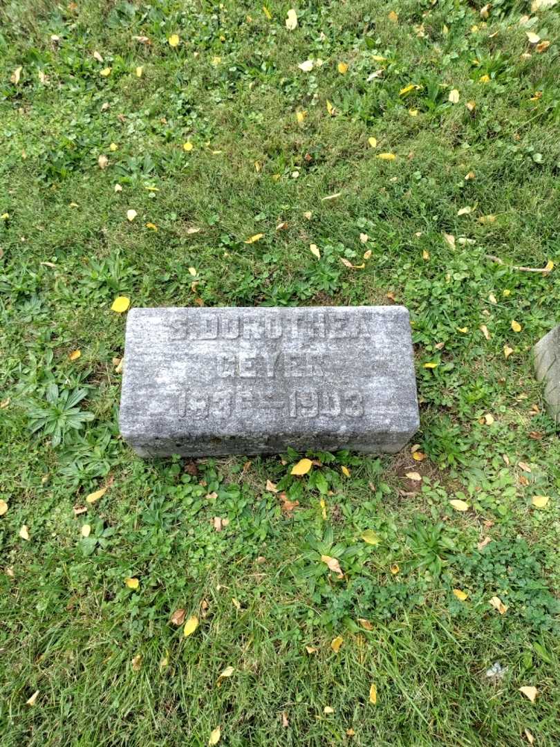 Stephane Dorothea Geyer's grave. Photo 2