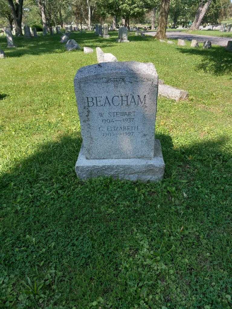 Grace Elizabeth Beacham's grave. Photo 2