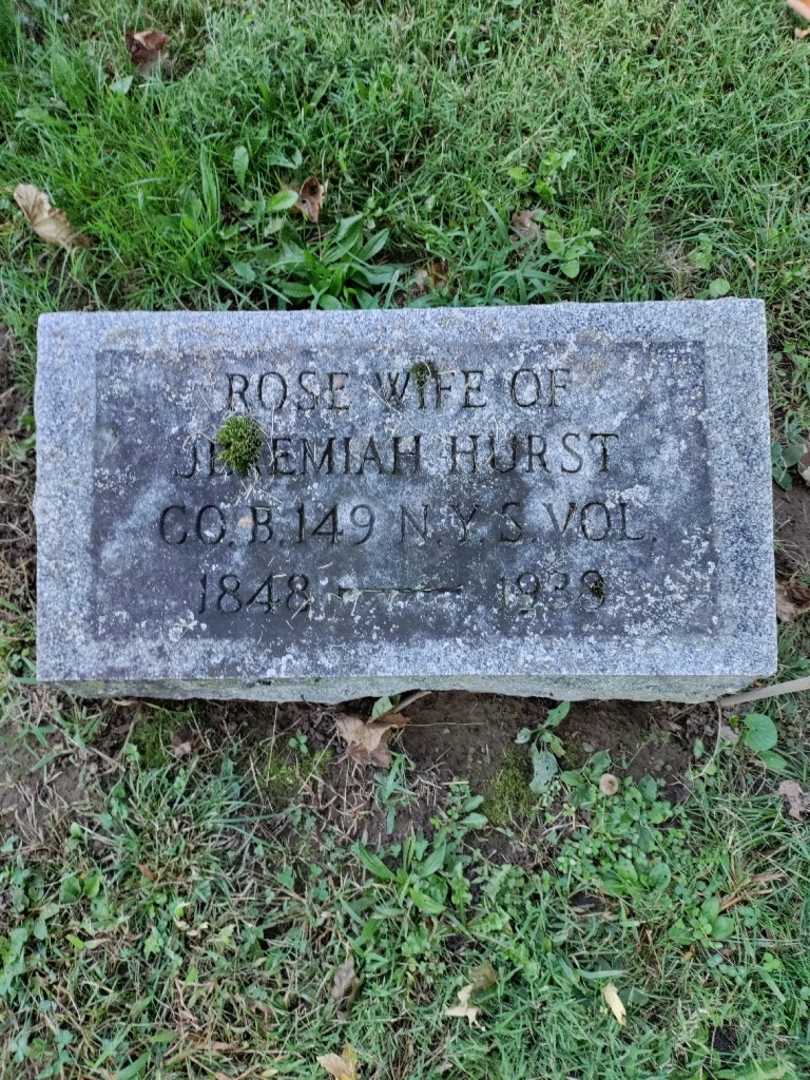 Rose Hurst's grave. Photo 3