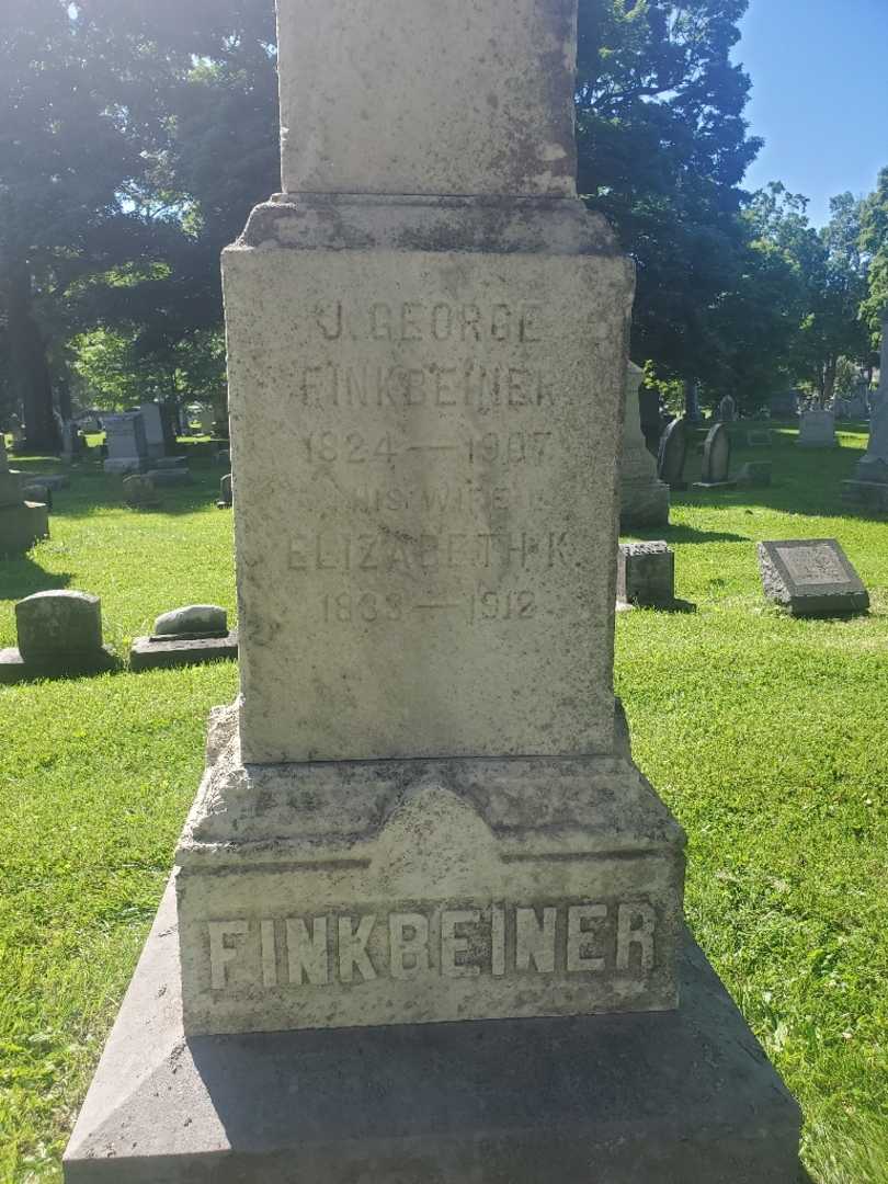J. George Finkbeiner's grave. Photo 4