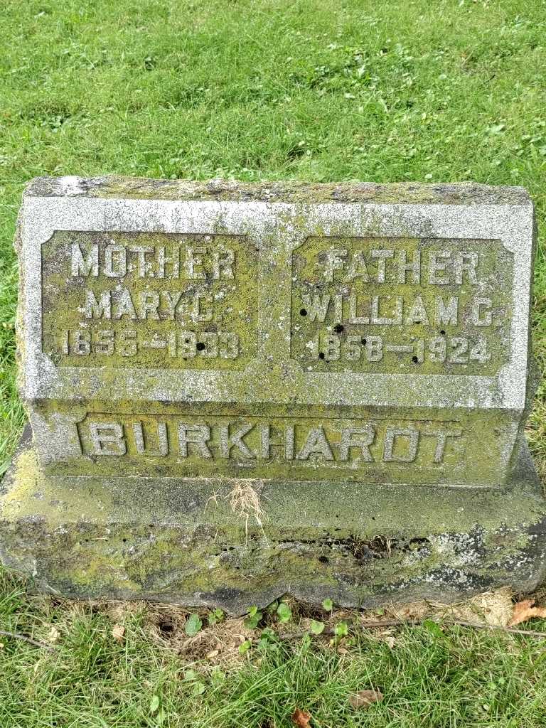 Charles Burkhardt's grave