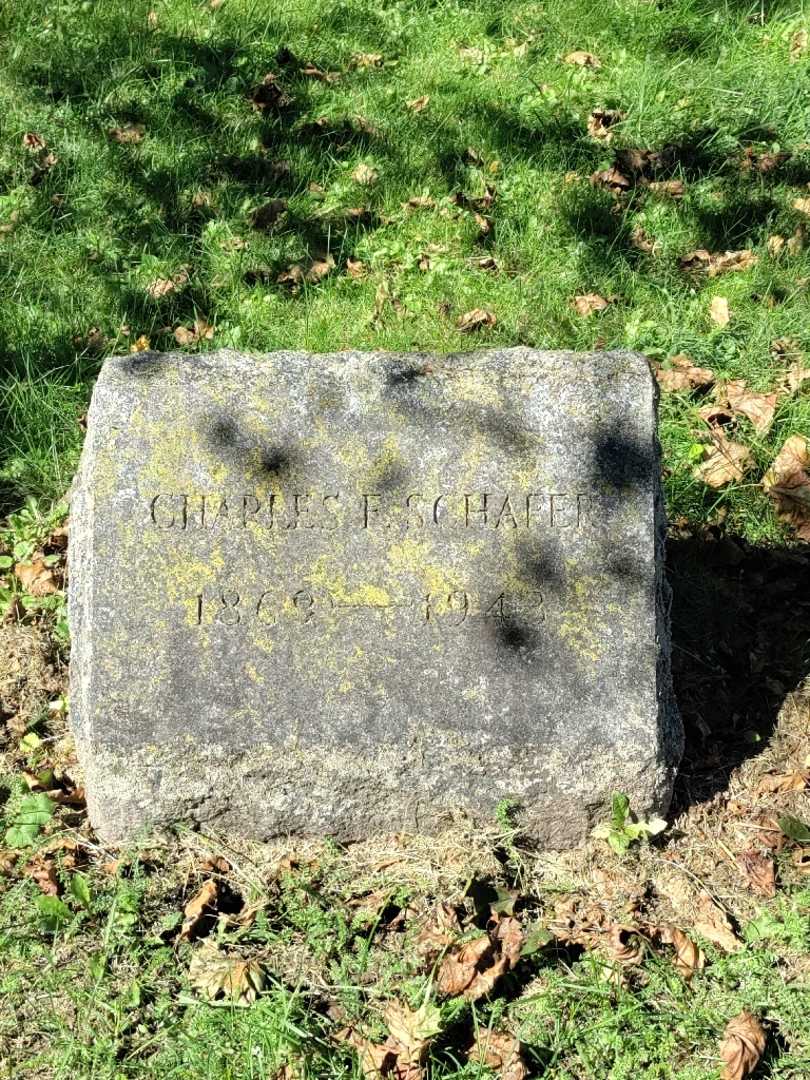 Charles F. Schafer's grave. Photo 3