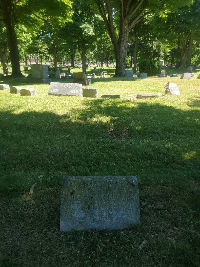 Phillipine M. Schlosser's grave. Photo 1