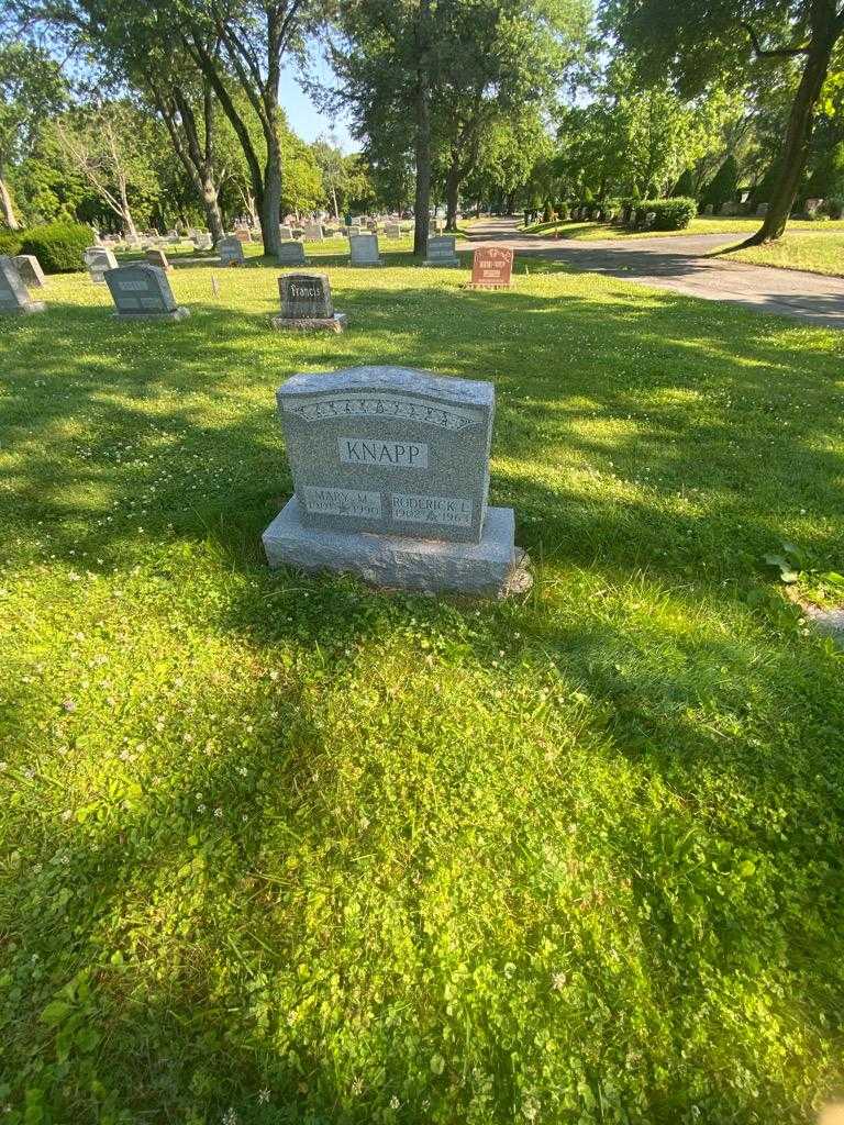 Mary M. Knapp's grave. Photo 1