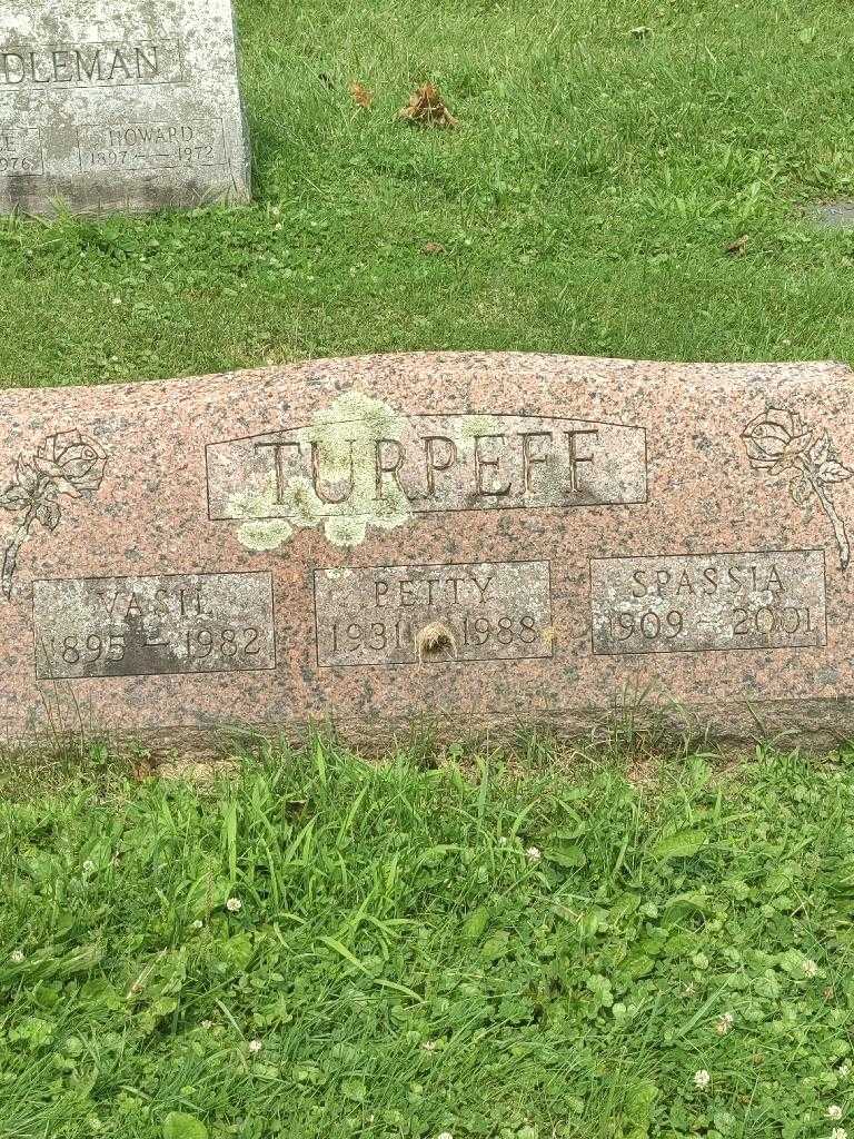 Vasil Turpeff's grave. Photo 3
