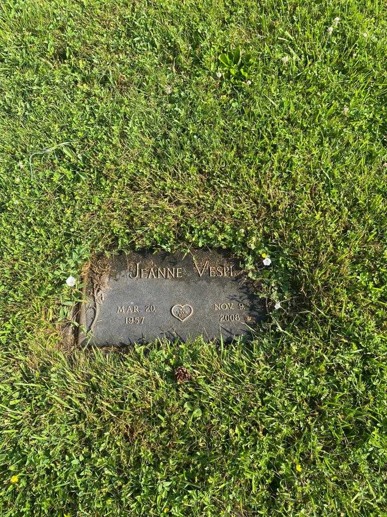 Jeanne Vespi's grave. Photo 3