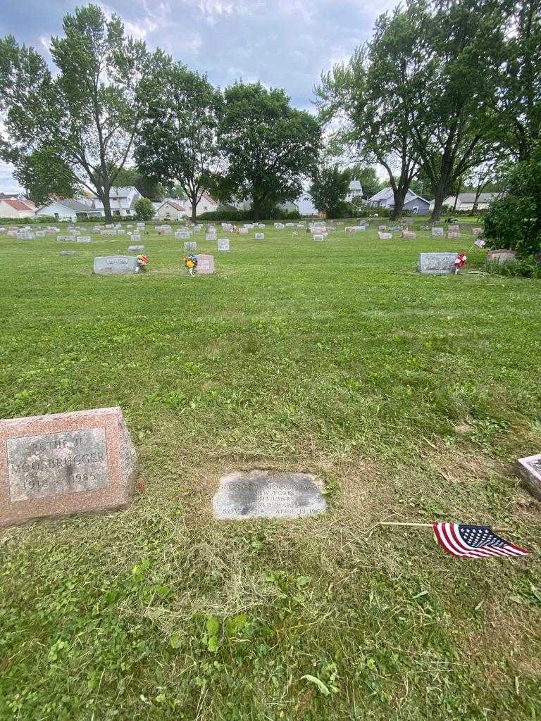 George F. Moosbrugger's grave. Photo 1