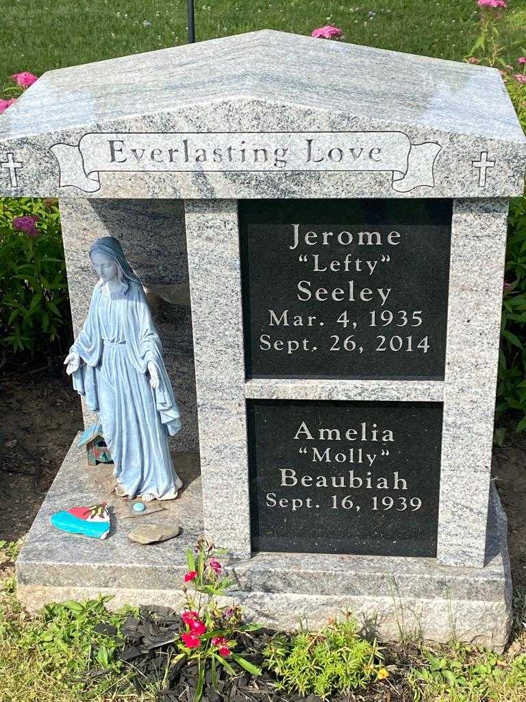 Jerome "Lefty" Seeley's grave. Photo 3