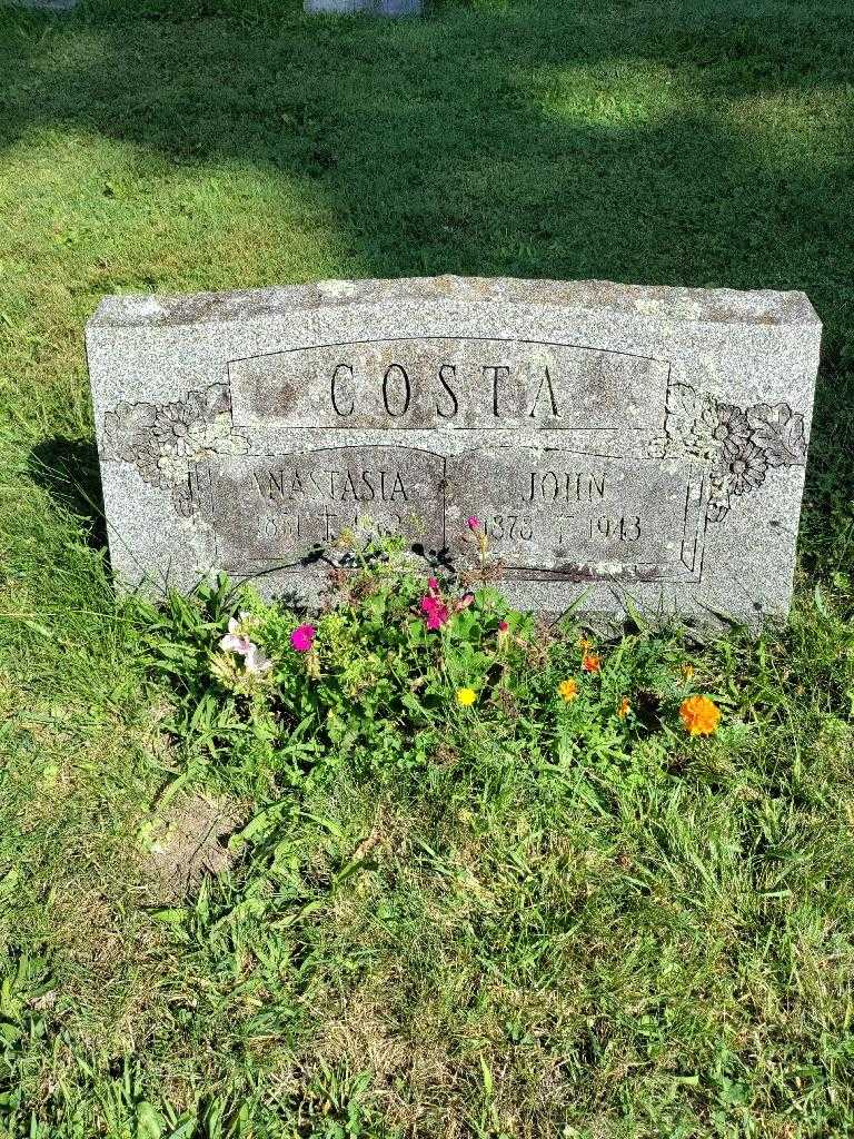 John Costa's grave. Photo 2