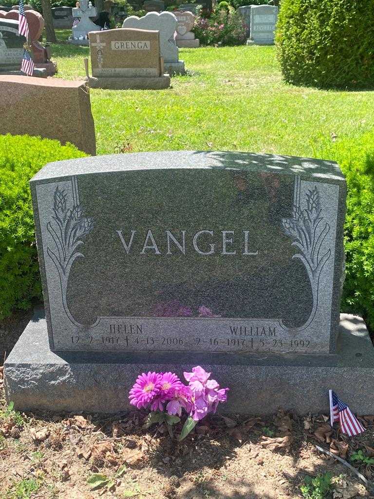Helen Vangel's grave. Photo 3