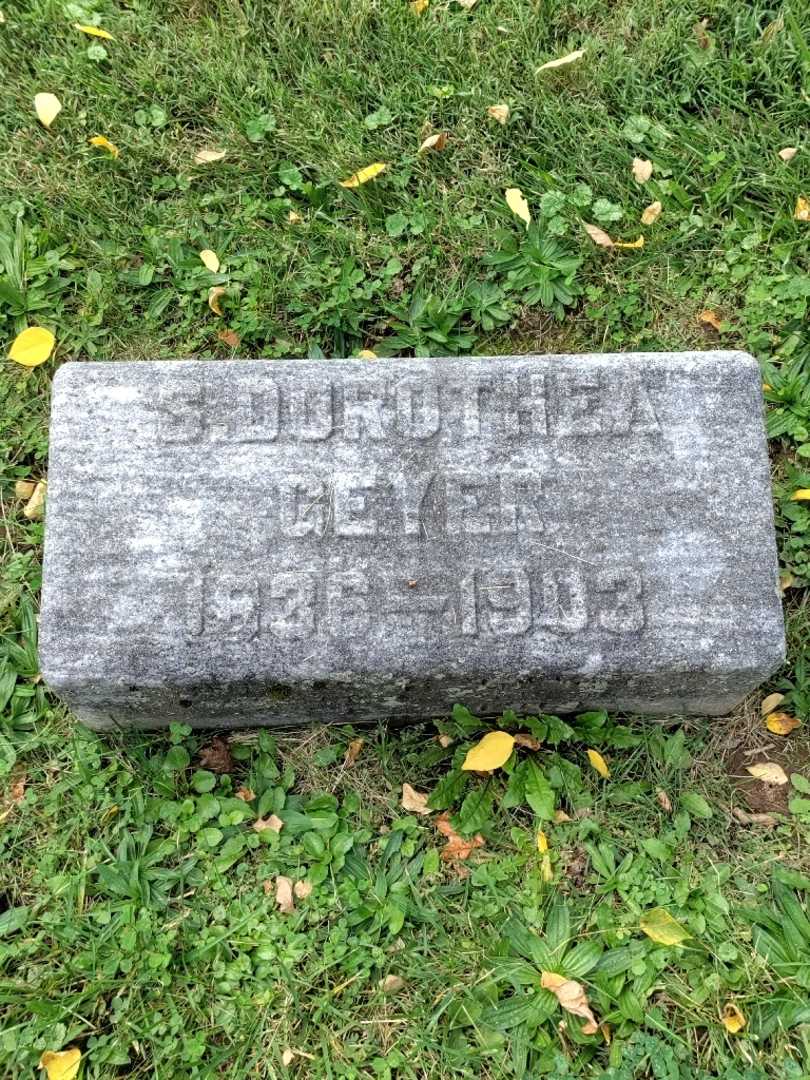 Stephane Dorothea Geyer's grave. Photo 3