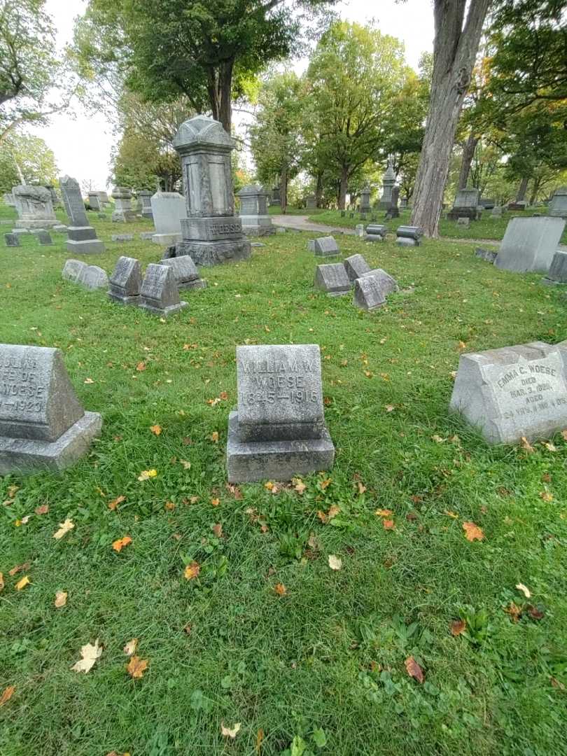 William W. Woese's grave. Photo 1