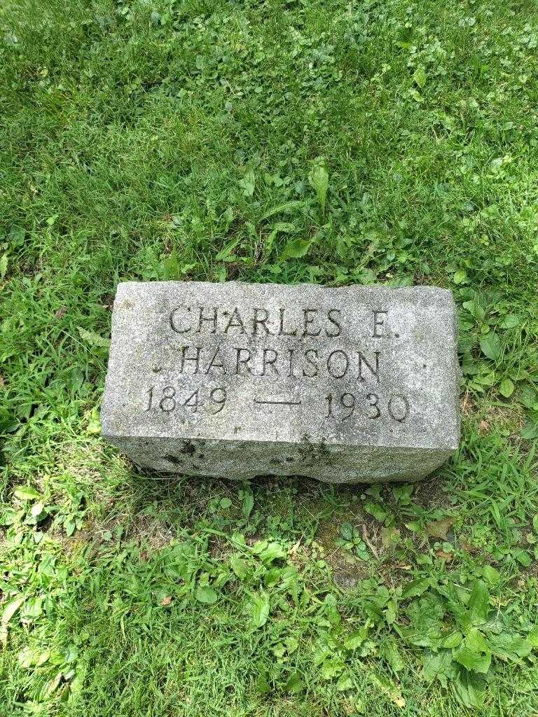 Charles E. Harrison's grave. Photo 2