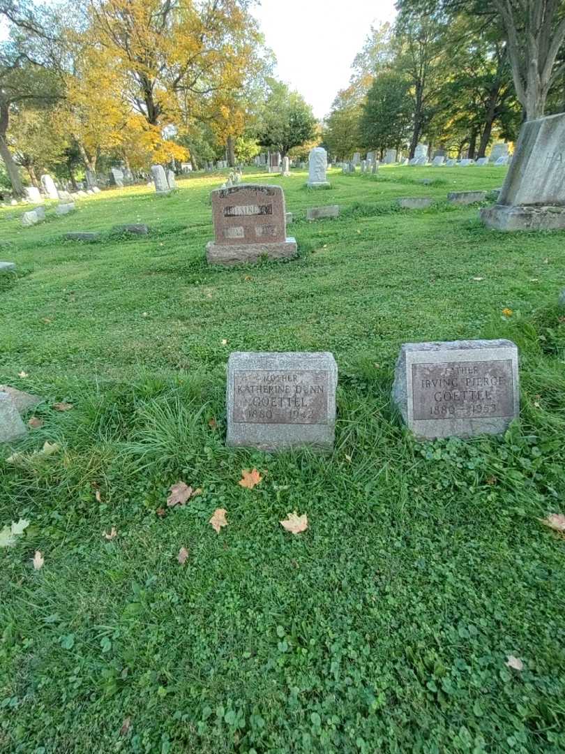 Katherine Dunn Goettel's grave. Photo 2