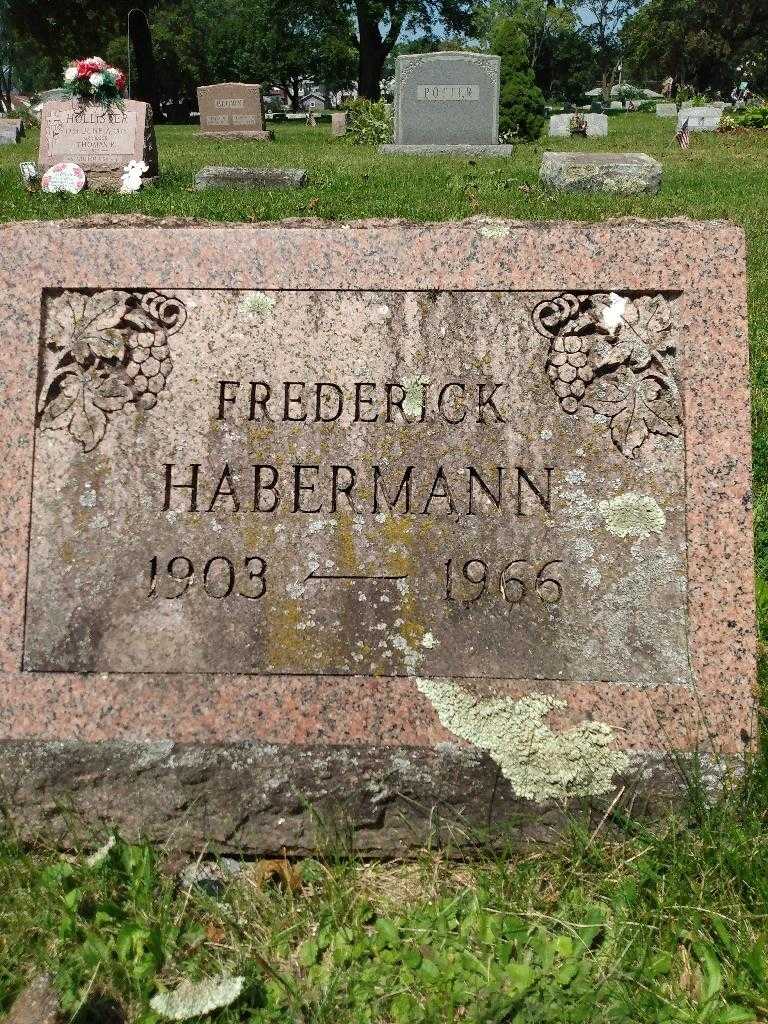 Frederick Habermann's grave. Photo 3
