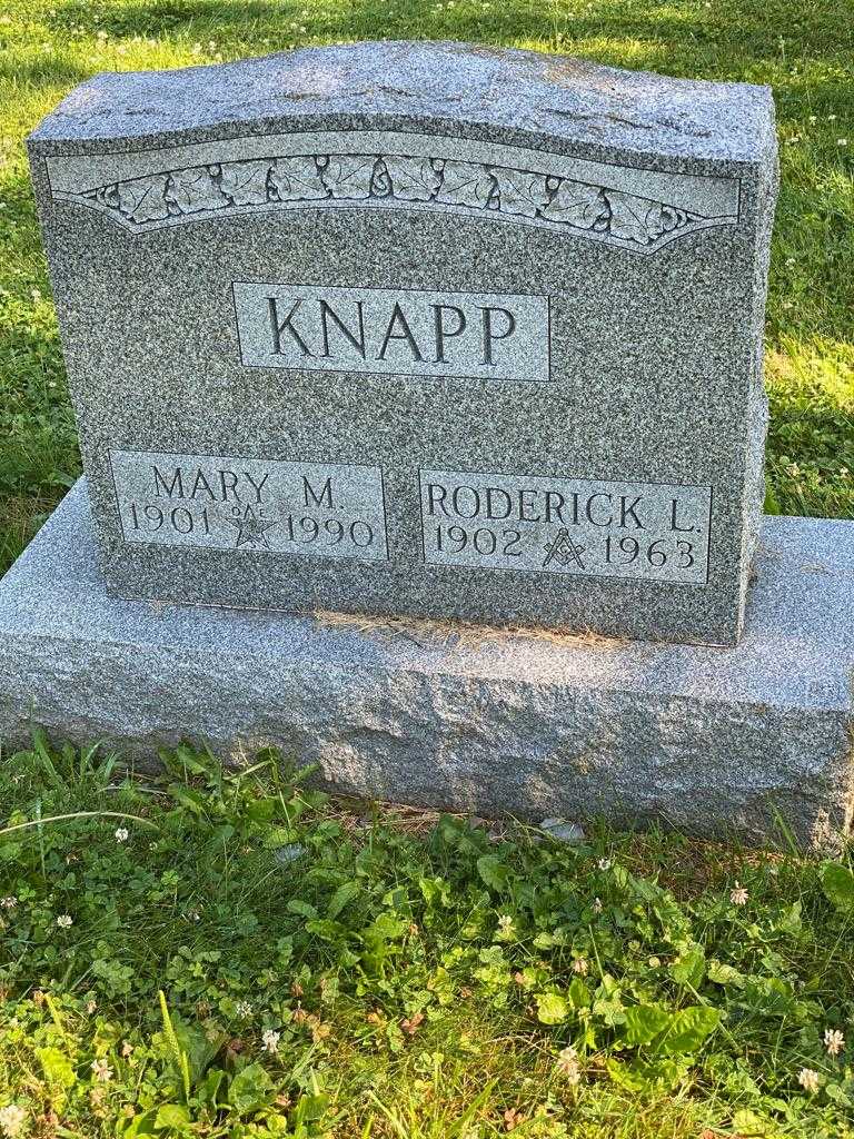 Mary M. Knapp's grave. Photo 3