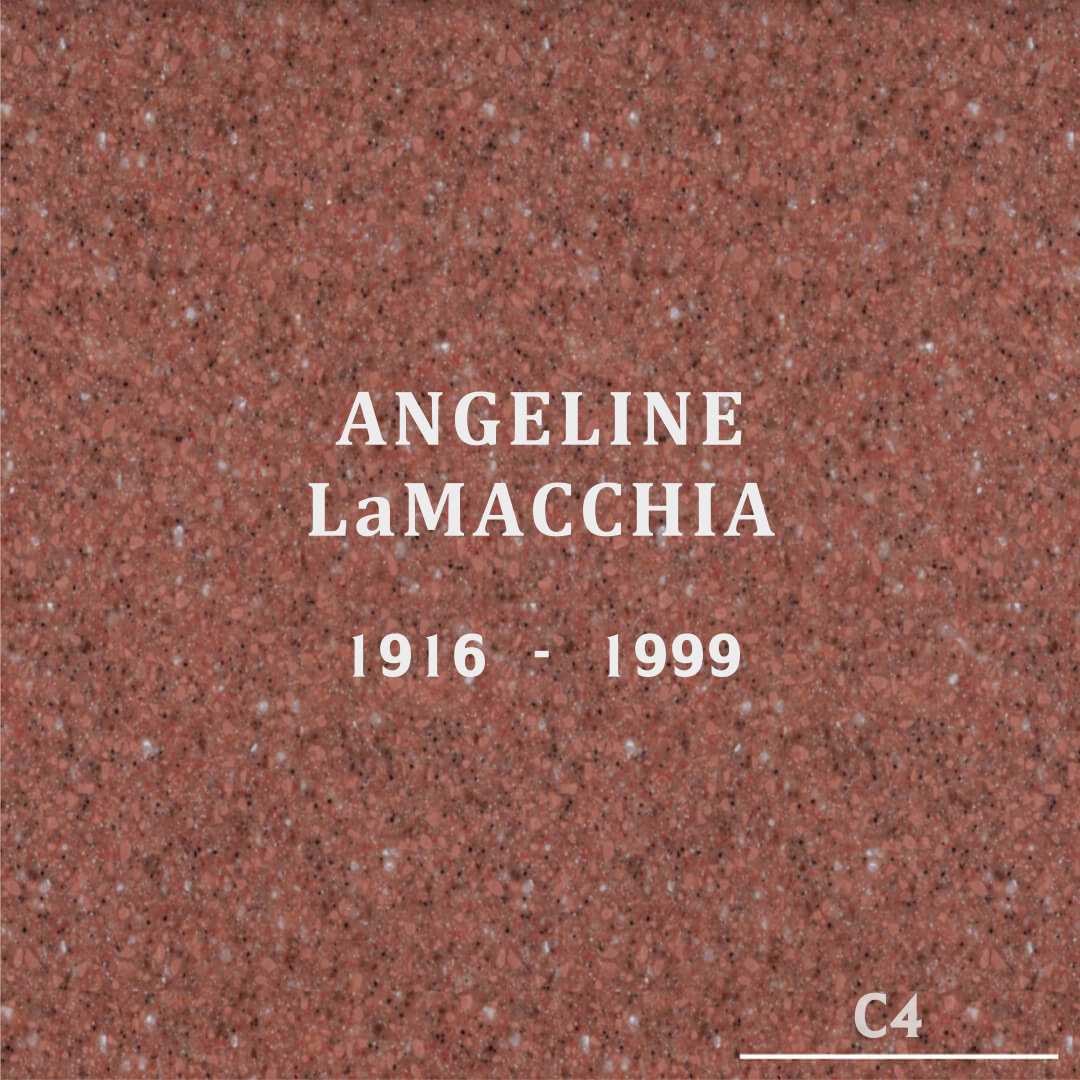 Angeline LaMacchia's grave