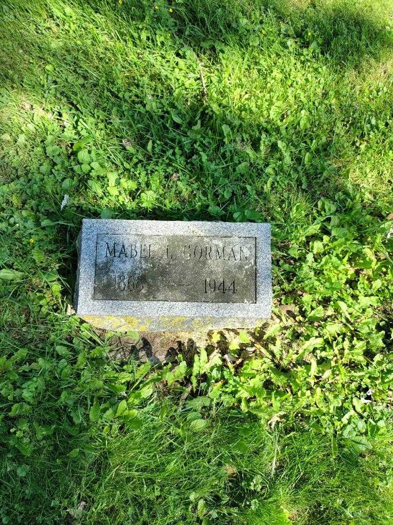 Mabel L. Gorman's grave. Photo 2