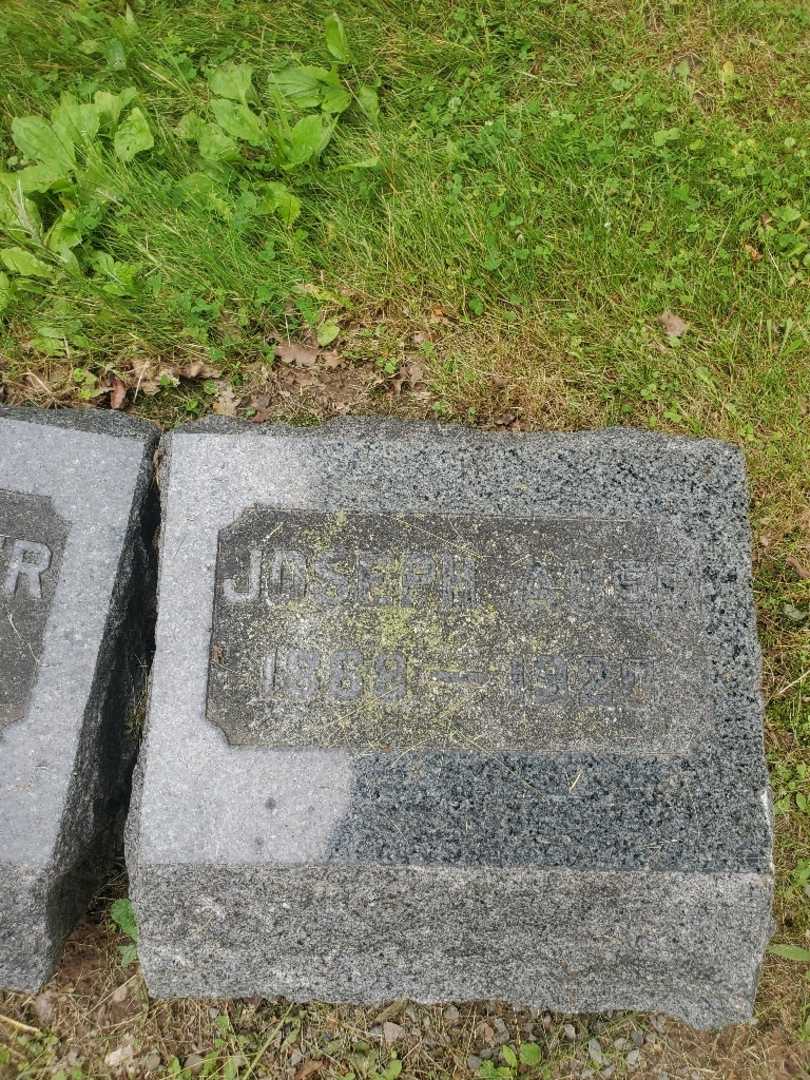 Joseph Auer's grave. Photo 3