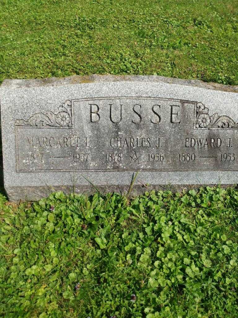 Edward J. Busse's grave. Photo 2