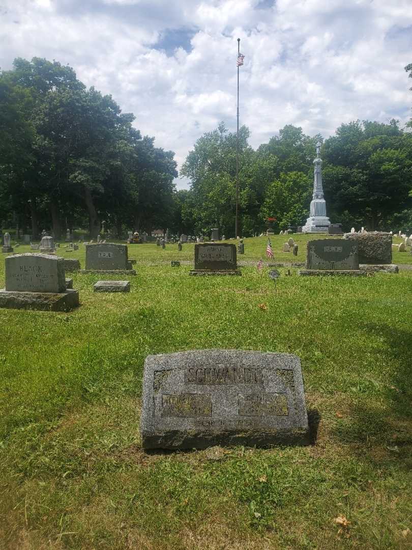 Hedwig A. Schwandt's grave. Photo 1