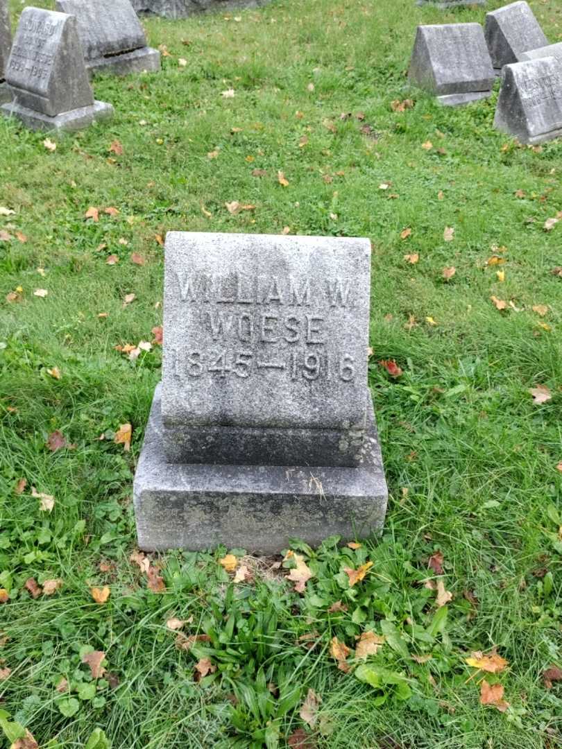 William W. Woese's grave. Photo 2