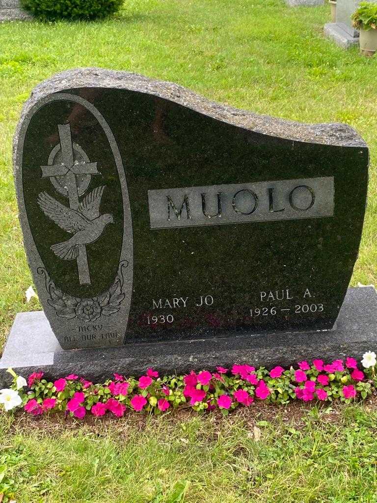 Paul A. Muolo's grave. Photo 4