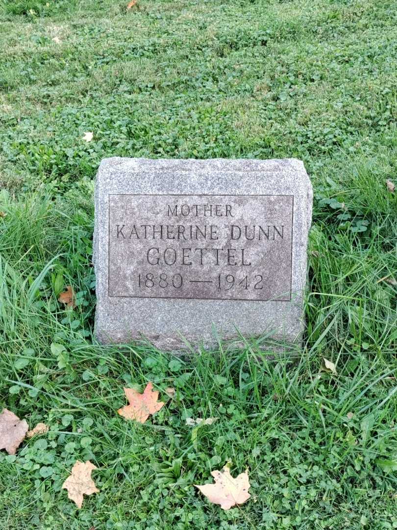 Katherine Dunn Goettel's grave. Photo 3