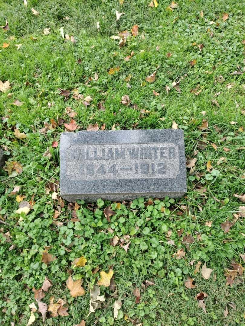 William Winter's grave. Photo 2