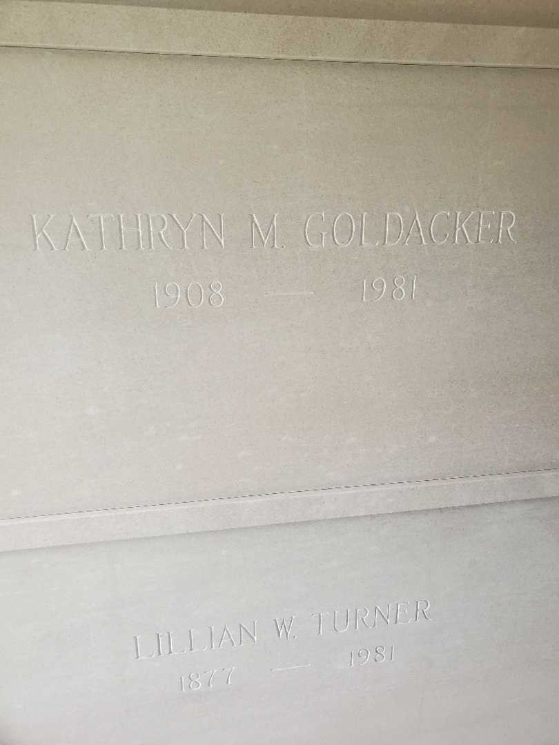 Kathryn M. Goldacker's grave. Photo 4
