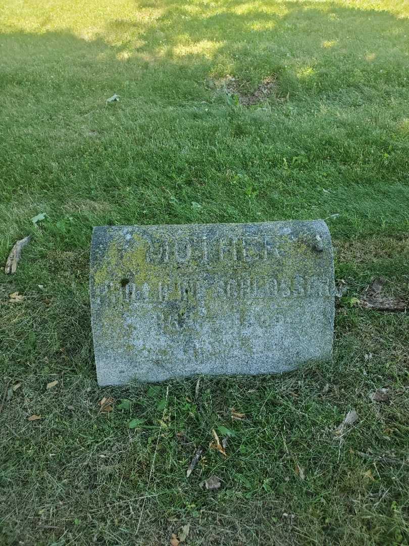 Phillipine M. Schlosser's grave. Photo 2