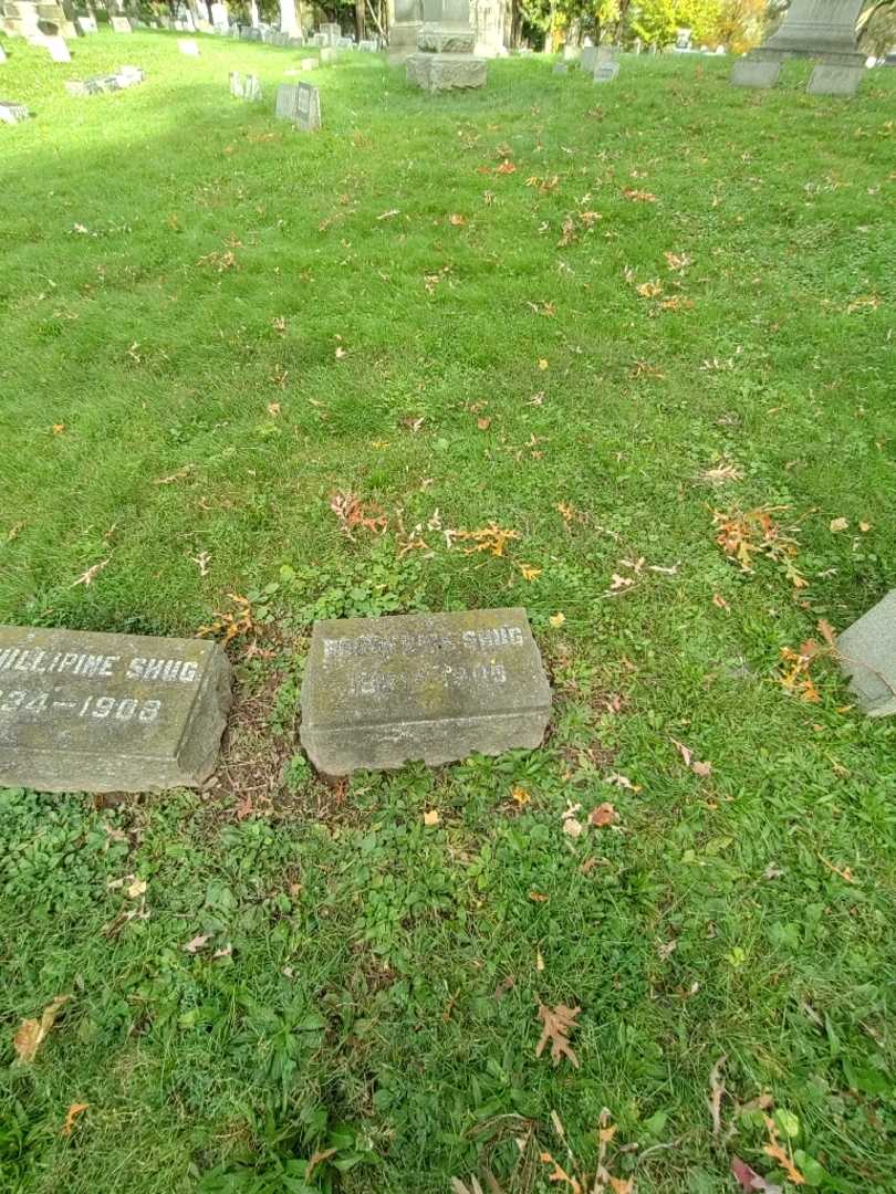 Frederick Shug's grave. Photo 1