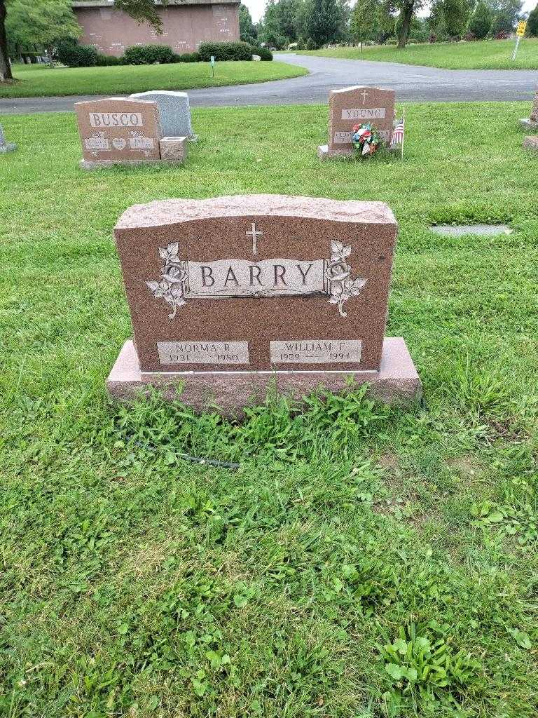 William F. Barry's grave. Photo 1