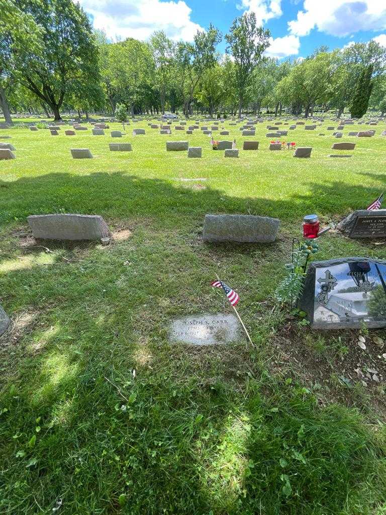 Joseph K. Carr's grave. Photo 1