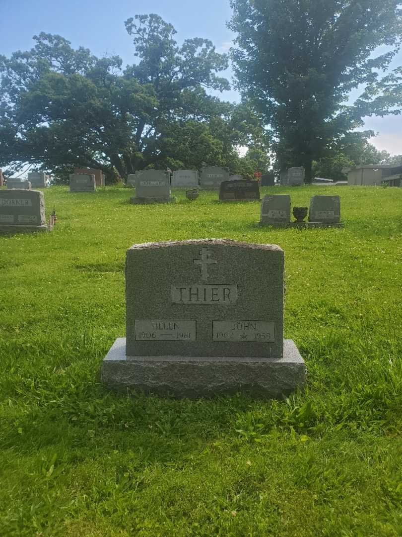 Helen Thier Schuh's grave. Photo 3