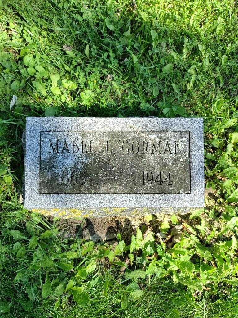 Mabel L. Gorman's grave. Photo 3